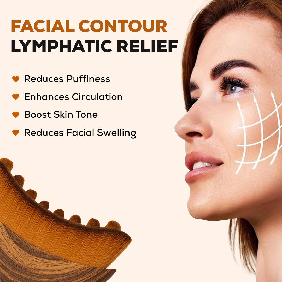 Glana Lymphatic Contour Face Brush