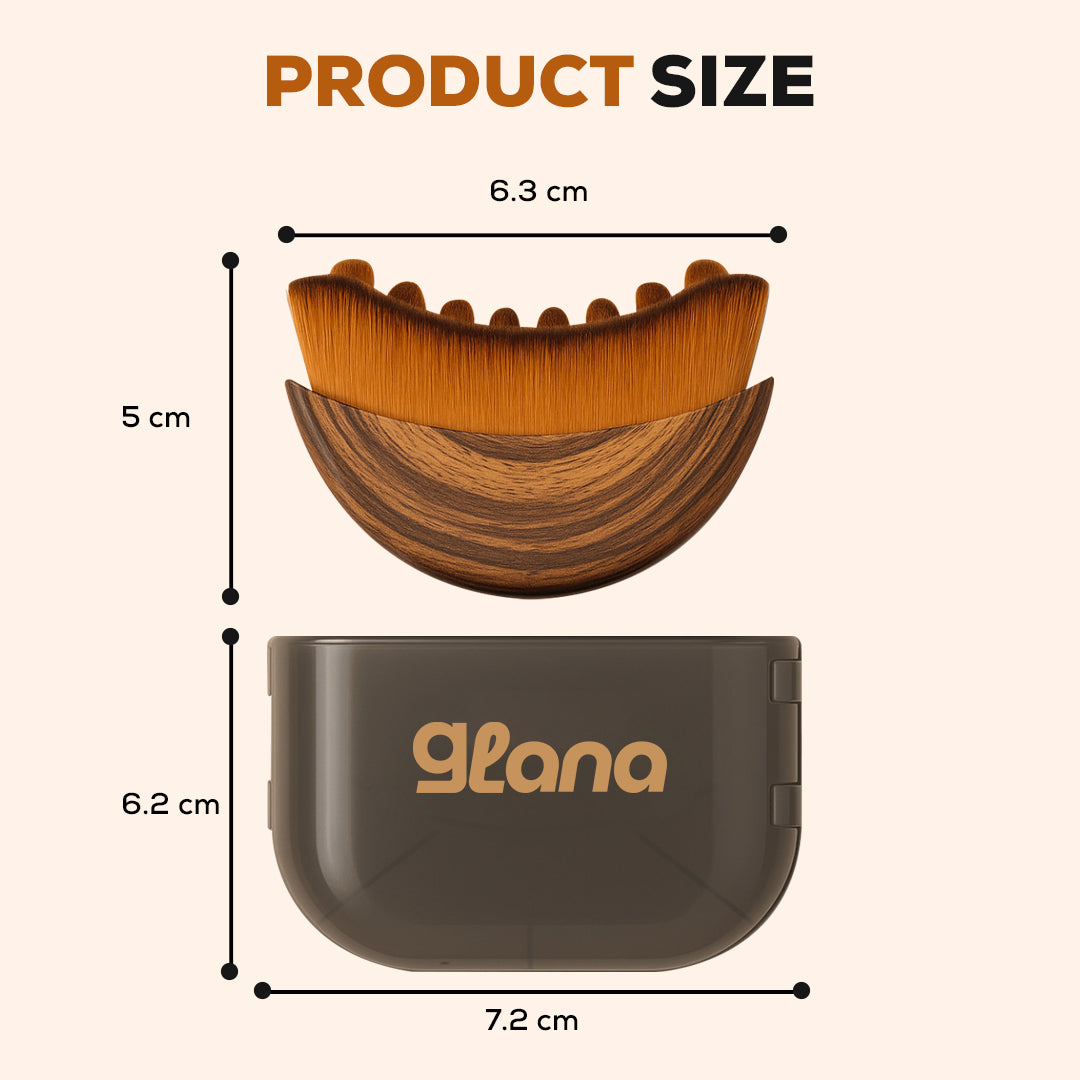 Glana Lymphatic Contour Face Brush