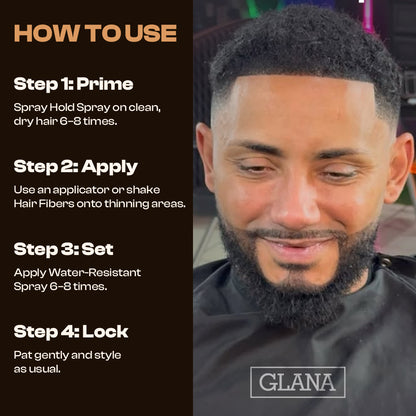 Hair Fibers Combo Kit